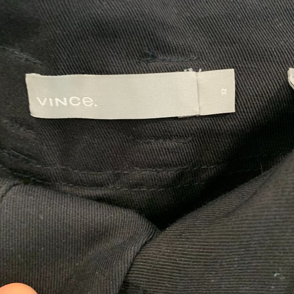 VINCE wide leg ROPE BELT CROPPED PANTS SZ 12 - Picture 5 of 8